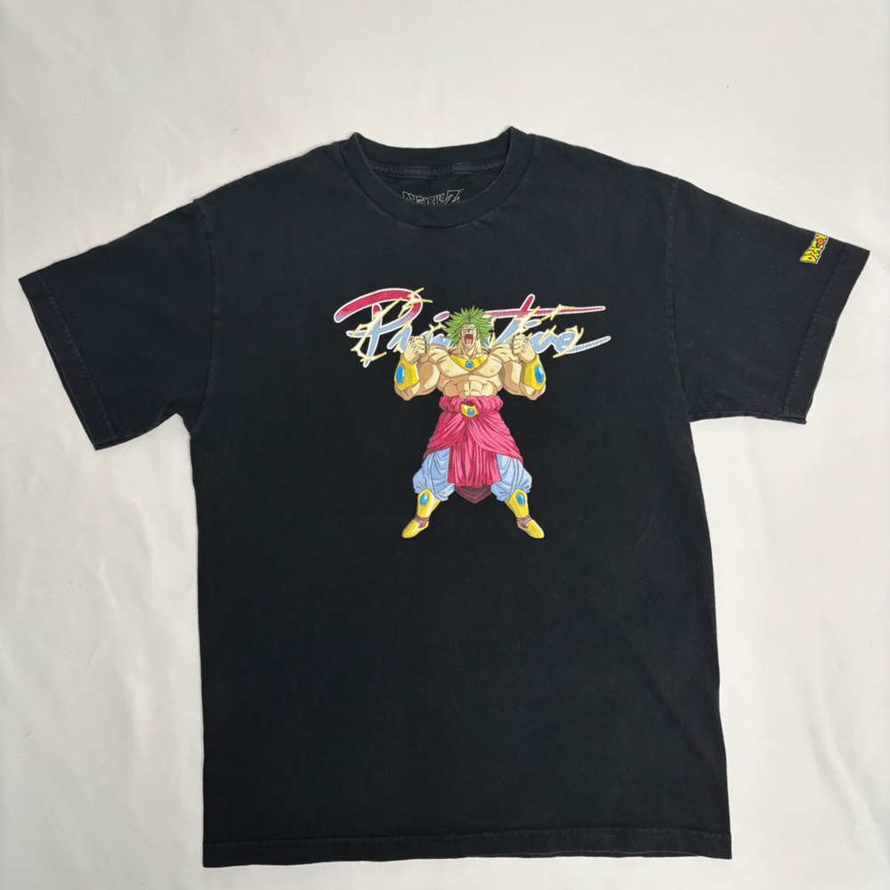 Dragon Ball Z Shirt Mens Medium Black Broly Anime Graphic Tee Primitive Skater